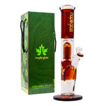 Amber Maple Glass Tree Percolator Bong 13 Inches