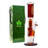 Amber Maple Glass Tree Percolator Bong 13 Inches