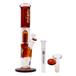 Amber Maple Glass Tree Percolator Bong 13 Inches