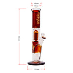 Amber Maple Glass Tree Percolator Bong 13 Inches
