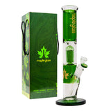 Green Maple Glass Tree Percolator Bong 13 Inches