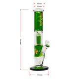 Green Maple Glass Tree Percolator Bong 13 Inches