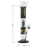 Gray Maple Glass Tree Percolator Bong 13 Inches