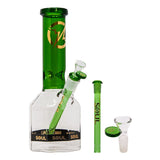 Green Afterlife Series 12 Inches Octagon Bong By Soul Glass