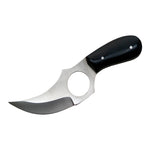 Black Short Skinner Hunting Knife 5 Inches