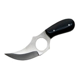 Black Short Skinner Hunting Knife 5 Inches