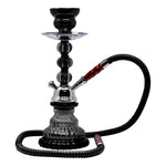 Black Pyramid Glass Hookah 12 Inches