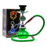 Green Pumpkin Glass Hookah 11 Inches