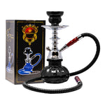 Black Pumpkin Glass Hookah 11 Inches