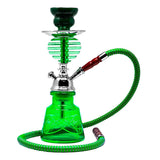Green Frustum Glass Hookah 12 Inches