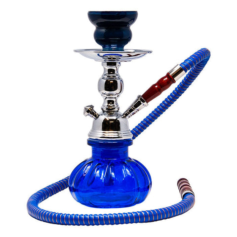 Blue Pumpkin Stainless Steel Hookah 10 Inches
