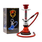 Beaded Design Red Hookah 12 Inches