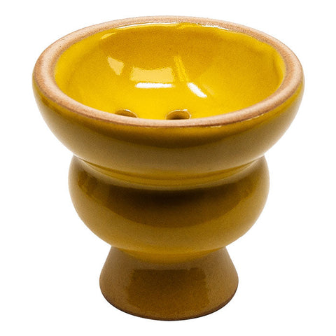 Yellow Ceramic Hookah Bowl
