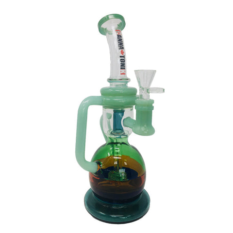 CANNATONIK LIGHT GREEN REYCLER BONG