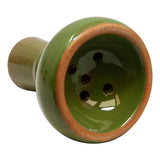 Green Hookah Ceramic Bowl