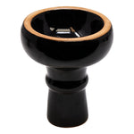 Black Hookah Ceramic Bowl