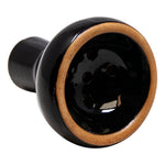 Black Hookah Ceramic Bowl