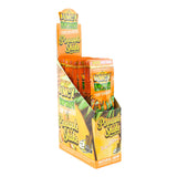 Juicy Jay TERP Enhanced Hemp Wraps Eldorado/Pineapple Shake Display 25