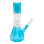 Sky Blue Single Percolator Glass Bong 8 Inches