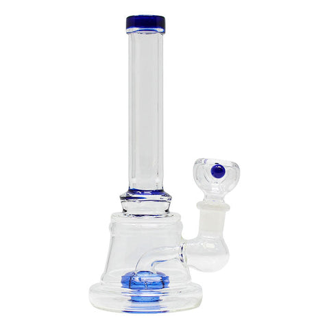 Blue Disk Percolator Bong 7 Inches