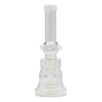 White Disk Percolator Bong 7 Inches