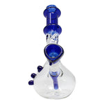 Blue Swirly Dirly Bong 6 Inches