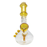 Yellow Swirly Dirly Bong 6 Inches
