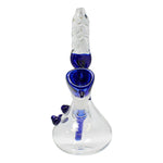Twisted Blue Beaker Bong 6 Inches