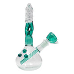 Twisted Teal Beaker Bong 6 Inches