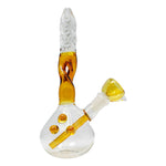 Twisted Amber Beaker Bong 6 Inches