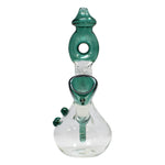 Teal Green Twisted Mouthpiece Glass Bong 6 Inches