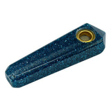 Blue Sparkly Smoking Pipe 3 Inches