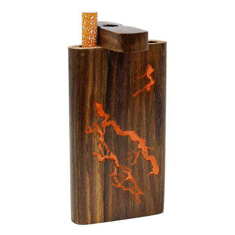 Orange Lightning Dugout 4 Inches