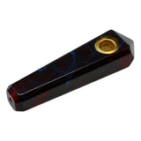 Plum Marble Stone Look Smoking Pipe 3 Inches