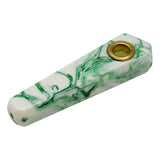 Green Marble Stone Look Smoking Pipe 3 Inches