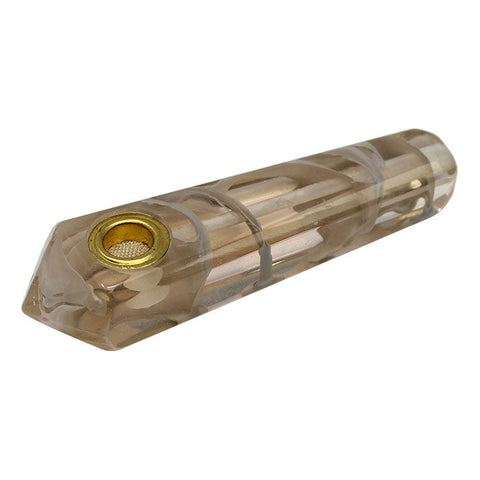 Tan Marble Stone Look Smoking Pipe 3 Inches