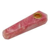 Honey Suckle Marble Stone Look Smoking Pipe 3 Inches