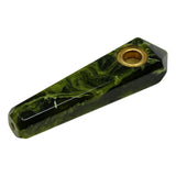 Grass Green Marble Stone Look Smoking Pipe 3 Inches