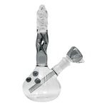 Twisted Grey Beaker Bong 6 Inches