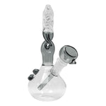 Twisted Grey Beaker Bong 6 Inches