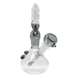 Twisted Grey Beaker Bong 6 Inches