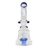 Blue Disk Percolator Bong 7 Inches