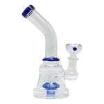 Blue Disk Percolator Bong 7 Inches