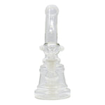 White disk Percolator Bong 7 Inches