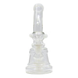 White disk Percolator Bong 7 Inches