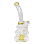 Amber disk Percolator Bong 7 Inches