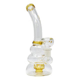 Amber disk Percolator Bong 7 Inches