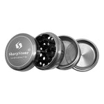 Sharp Stone Grey V2 Grinder Hard Top