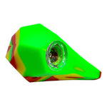 Silicone Light Green Colored Hand Pipes