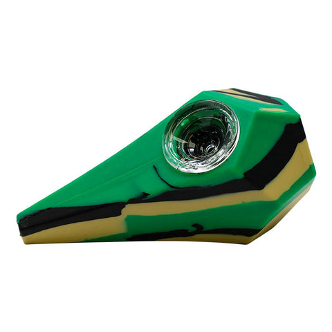 Silicone  Green Colored Hand Pipes